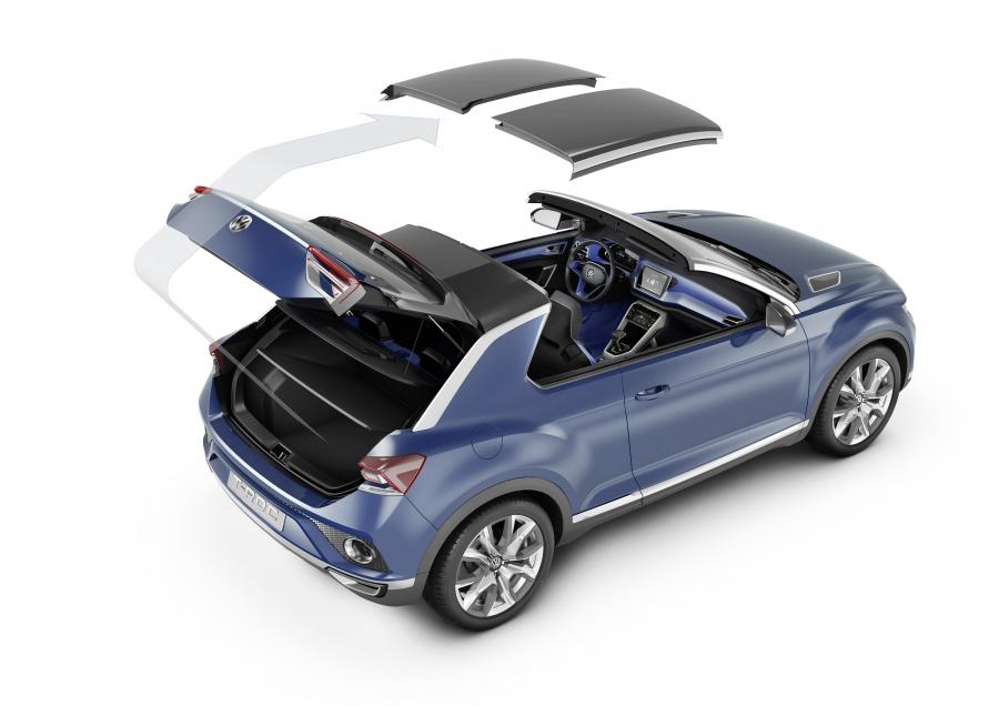 Схема Volkswagen T-ROC Concept 2014 года  (фото 13 из 28)